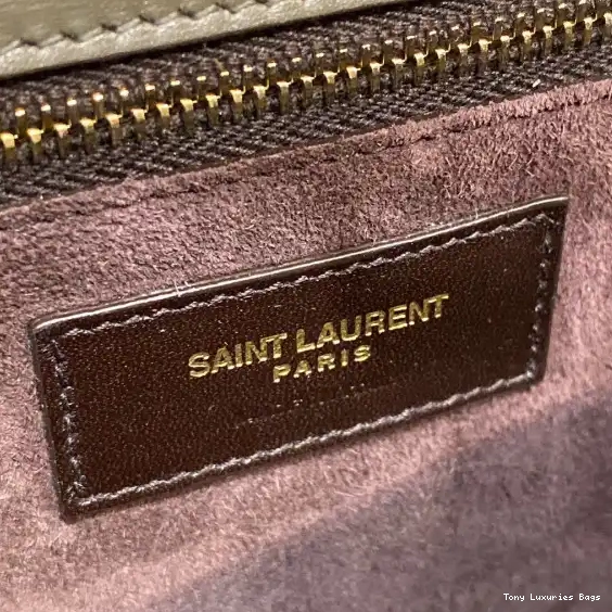 Tony Luxuries CARRE LOULOU SMOOTH SATCHEL IN YSL LEATHER 0531